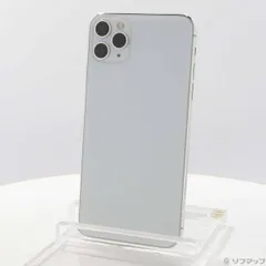 〔中古品〕 iPhone11 Pro Max 256GB シルバー MWHK2J／A SIMフリー【349】