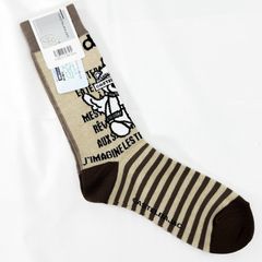 新品 小物-靴下 日本製 FREE サイズ ベージュ カステルバジャック メンズ カジュアル 男性 40代 50代 60代 70代 80076