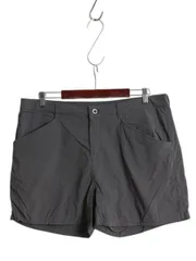 【お得なクーポン配布中!】 パタゴニア クアンダリー ショーツ レディース XL 程/ 19年製 アウトドア ショートパンツ ストレッチ ナイロン 短パン 大きいサイズ グレー