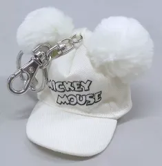【中古】雑貨 ミッキーポンポンキャップ(ホワイト) キーチェーン 「ディズニー」 東京ディズニーリゾート限定