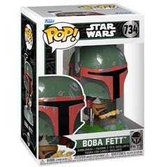 【新品未開封・日本未発売】Funko Pop! ＃734 スターウォーズ ボバ・フェット ニーパッドロケット付き  フィギュア ディズニー