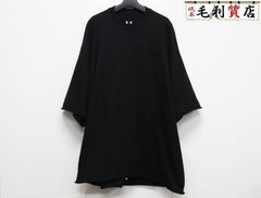 リック オウエンス Rick Owens TOMMY T RU01D3283-BA ブラック コットン ジャージー 美品 オーバーサイズ Tシャツ