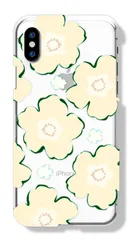 Galaxy Feel2 SC-02L ケース カバー ギャラクシーフィール2 スマホケース ハードケース 北欧風 お花 フラワー 花柄 大人 かわいい 可愛い きれい おしゃれ クリア 透明 カラー08