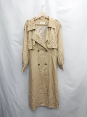 ◇ ⊆ アングリッド ベーシック 長袖 トレンチコート サイズS ベージュ系 レディース E  【1505130003512】