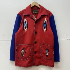 Indians ジャケット ネイビー刺繍 LOGO刺繍 ウェザーコーチジャケット – enebeyc