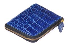 ハンドメイド 本革 レザー 手染め 財布 アロワナチャーム - メルカリ