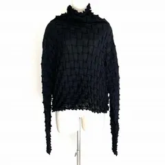 #wpc イッセイミヤケ ISSEYMIYAKE カットソー 2 黒 セーター・ニット 3D ドルマン ハイネック レディース [808027]のサムネイル