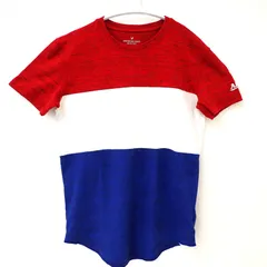 古着　AMERICAN EAGLE アメリカンイーグル　OUTFITTERS ACTIVE FLEX アウトヒッター　アクティブウェア　XSサイズ表記　Mサイズ相当　ユニセックス　AE　赤　白　青　ボーダー