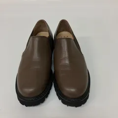 MARGARET HOWELL idea マーガレットハウエルアイデア 靴 サイドゴア スリッポン シューズ ブラウン ブラック 日本製 レディース 22.5cm【KS98】