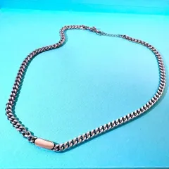 喜平 ネックレス ハードウェア 50㎝ シルバー ステンレス hiphop