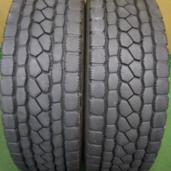 バリ溝！24年！8.5分！2本★トラック タイヤ 245/70R19.5 136/134J ブリヂストン エコピア M801 Ⅱ ミックス オールシーズン 19.5インチ★5061607KKノタ