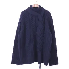 SACAI ローゲージ モックネック ニット サイズ4 ネイビー 19-02121Mのサムネイル
