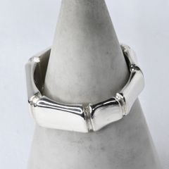 【研磨済】美品 GUCCI バンブー リング サイズ16 Ag925 グッチ