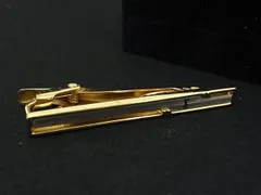 ■美品■ YVESSAINTLAURENT イヴサンローラン カサンドラ ネクタイピン アクセサリー メンズ ゴールド系×シルバー系 DF6440
