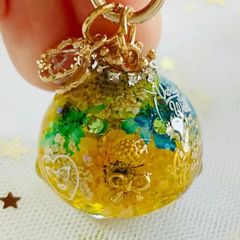レジン☆オルゴナイトキーホルダー☆ヒヨコ☆