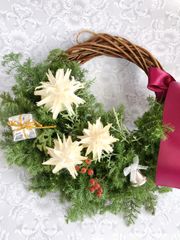 ❤︎送料込み❤︎針葉樹が香るnatural green Xmasリース
