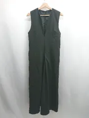 ◇ Θ Bonjour Sagan ボンジュールサガン ノースリーブ ディープVネックオールインワン サイズM ブラック系 レディース E  【1507160031787】