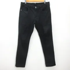 H■ナノユニバース/nano universe スキニーコットンパンツ【M】黒/MENS■55【中古】