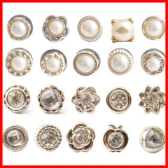 【特売】ブローチ タックピン アクセサリーブローチボタンピンバッジ 花 パール 星 ストールピン ラペルピン レディース おしゃれ ボタン 縫製不要プレゼント