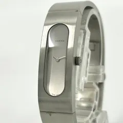 美品 GUCCI グッチ 2400S シルバーバングルウォッチ 稼働品 美品 □ 稼働 GUCCI グッチ 2400S レディース腕時計 シルバー 丸