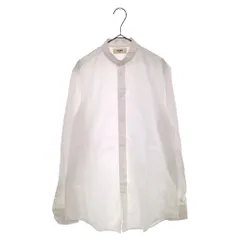 CELINE (セリーヌ) ソルボンヌカラー 長袖シャツ コットンポプリン バンドカラー 2C070464D ホワイト 37のサムネイル