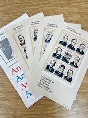 米国郵政1986年発行★『歴代大統領切手シリーズ4枚36人』
