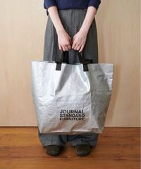 JOURNAL STANDARD FURNITURE ショッピング レジャー トートバッグ　シルバー