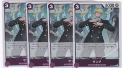 サンジ　４枚　R　OP12　師弟の絆　ワンピースカードゲーム　ちゅうてつ　070