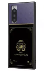 【中古】携帯ジャケット・カバー オクタヴィネル寮 Xperia 5用 耐衝撃トリプルハイブリッドケース KAKU 「ディズニー ツイステッドワンダーランド」