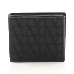 ヴァレンチノ Valentino 二つ折り財布 トワル イコノグラフ 5Y2P0654PQE0NO ブラック レザー 二つ折り財布 メンズ 未使用のサムネイル