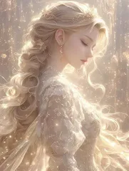 【在庫処分】ダイヤモンドアートキット モザイクアート ダイアモンドビーズ絵画キット 5Dダイヤモンド絵画キット ビーズアート全面貼り付けタイプダイヤモンド塗装 クロスステッチキット 刺繍キット(美しい漫画の女の子、F、30*40cm)