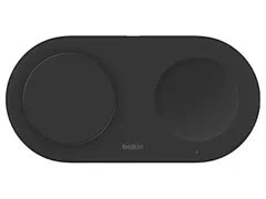 【新品・2営業日で発送】BELKIN WIZ021QCBK BoostCharge Pro Qi2 15W 搭載 2-in-1 ワイヤレス充電パッド ブラック WIZ021QCBK USB Power Delivery対応 ／15W 