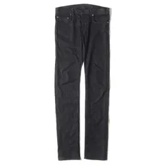 【美品】Dior HOMME ディオールオム パンツ サイズ:28 / 06AW These Grey Days 期 ストレッチ デニム スキニー パンツ / ボタンフライ / ブラックインディゴ / 日本製 / ボトムス ジーンズ ジーパン【メンズ】【中古】