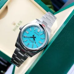 ご購入大歓迎です  オイスターパーペチュアル36 ターコイズブルー 未使用 自動巻き｜本日限定特価｜新品未使用--WTO輸入3