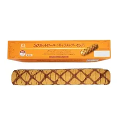 カット済み ロールケーキ  キャラメル アーモンド 210g ( 20カット / ケーキ )のサムネイル