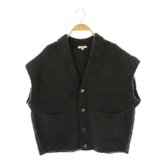 BLAMINK ブラミンク スキッパー ニット ウール フリンジ 38 黒