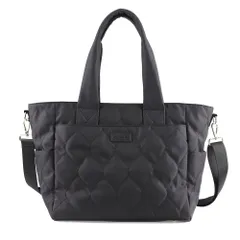 ☆ ブラック ☆ LIZDAYS ママラクキルティングナイロンラージトート LIZDAYS リズデイズ トートバッグ ナイロン レディース トートバック トート 手提げ マザーズバッグ マザーズバック ママバッグ ママバック ポケット たくさん 抗菌 防臭