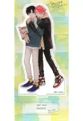 【中古】アクリルスタンド・アクリルパネル [単品] 英明日香＆佐久間柊 アクリルスタンド 「ライトノベル ノベル みなと商事コインランドリー ひいらぐ旅路 アニメイト限定セット」 同梱特典