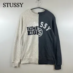 STUSSY 00s old archive docking sweatshirts S ステューシー ドッキング プルオーバー プリント スウェット 再構築 希少 オールド