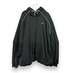 【オーバーサイズ】 NIKE ブラック　ナイロンジップジャケット　y2k