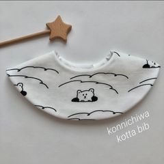 再販//new◯ワニくんとミニチェック ハンドメイド まんまるスタイ
