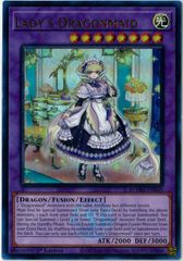 遊戯王/英語版/北米版/ドラゴンメイド・ラティス/Lady's Dragonmaid/ウルトラ/1st Edition/バトルズ・オブ・レジェンド:モンスター・メイヘム/BLMM-EN049のサムネイル