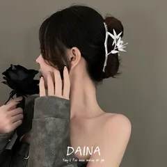 竹ヘアアクセサリー　ヘアクリップ　髪留め　竹の形　大きめ　髪飾り　ヘアピン