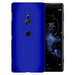 Xperia XZ2 ケース SO-03K SOV37 702SO エクスペリアxz2  耐衝撃 シンプル さらさら ハード ケース 【Color】 ブルーのサムネイル