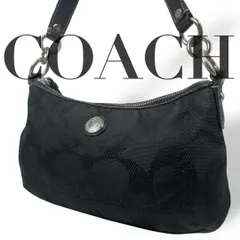 4919 COACH コーチ ショルダーバッグ シグネチャー ブラック