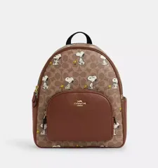 コーチ スヌーピー柄 リュック 小型　正規品 COACH コーチCOACH スヌーピー バック 2025 新作 新品 PEANUTS