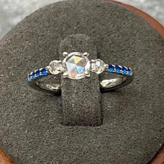 お値下げ！【驚愕の透明感！★ドイツから眩しいほどの蒼】アウイナイト リング お値下げ！【驚愕の透明感！☆ドイツから眩しいほどの蒼