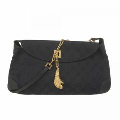 【新品同様】グッチ GGキャンバス バンブー ショルダーバッグ 117594 グッチ(Gucci) グッチ ショルダーバッグ GGキャンバス バンブー