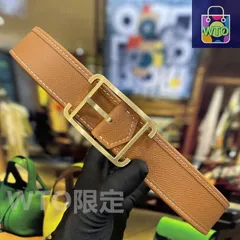 【今日特価】Hermes デュアルサイドプレミアムベルト-1