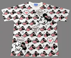 【中古】Tシャツ ミニーマウス フェイス総柄フキダシ有 Tシャツ ホワイト 100cm 「ディズニー」 東京ディズニーリゾート限定